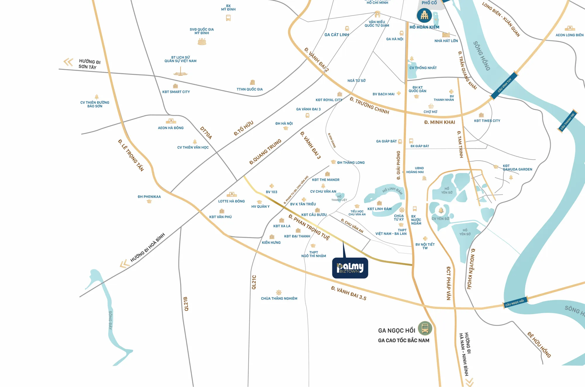 Bản đồ vị trí Palmy Biztown